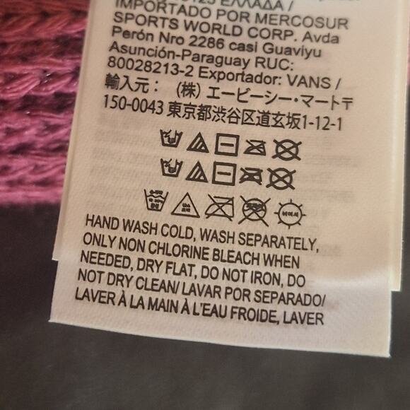 Vans Beanie UNISEX OSFM Pink Outdoor Cozy Winter Skater Punk Streetwear - Picture 8 of 8